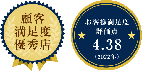 LIXILお客様満足度アンケート評価点4.38(2022年)