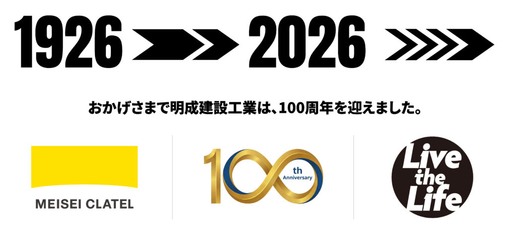 100thバナー（文字入り）